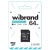 карта пам'яті wibrand microsdxc 64gb uhs-1 u3 10 class + adapter (чорний) 