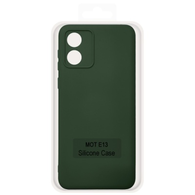 Купить чохол soft silicone case full для motorola e13 (dark green) онлайн