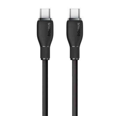 кабель baseus pudding series fast charging cable type-c - type-c 100w/2m (p10355702111-01) (black) 