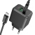 Мережевий Зарядний Пристрій Hoco CS14A 1USB/18W/QC3.0 + 1Type-C/20W/PD + (Type-C - Type-C) (Чорний) мережевий зарядний пристрій hoco cs14a 1usb/18w/qc3.0 + 1type-c/20w/pd + (type-c - type-c) (чорний)